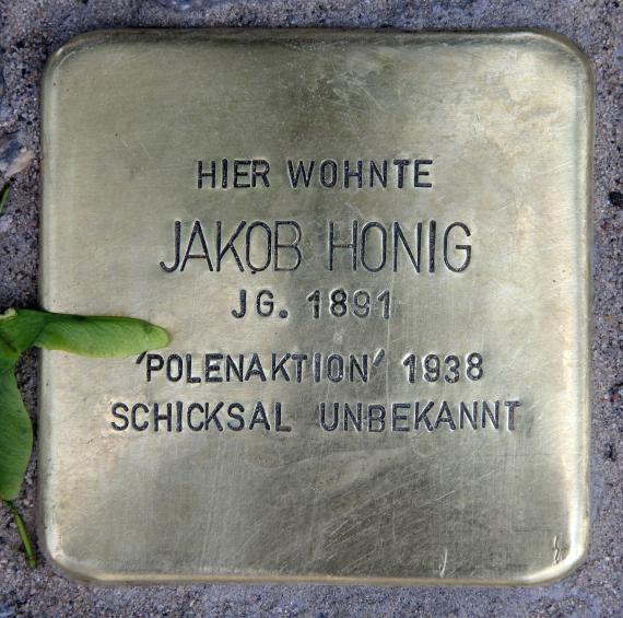 Stolperstein Rosenthaler Str 56 (Mitte) Jakob Honig