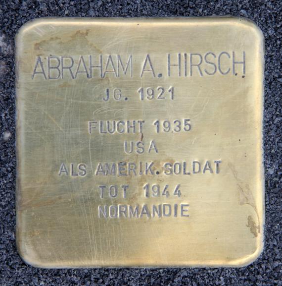 Stolperstein Schiffbauerdamm 29 (Mitte) Abraham A Hirsch