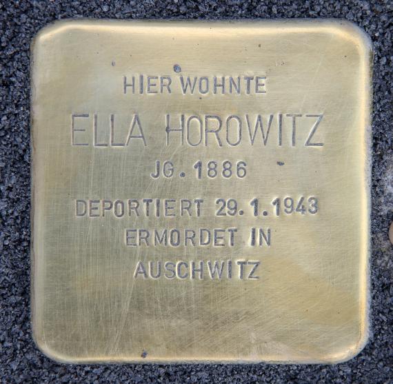 Stolperstein Schiffbauerdamm 29 (Mitte) Ella Horowitz