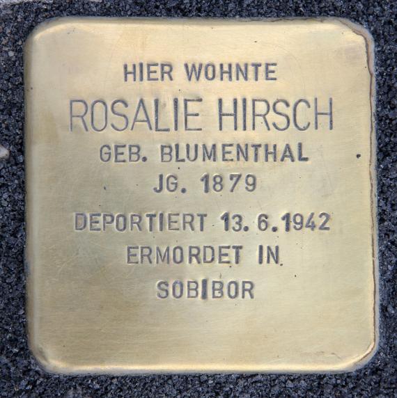 Stolperstein Schiffbauerdamm 29 (Mitte) Rosalie Hirsch