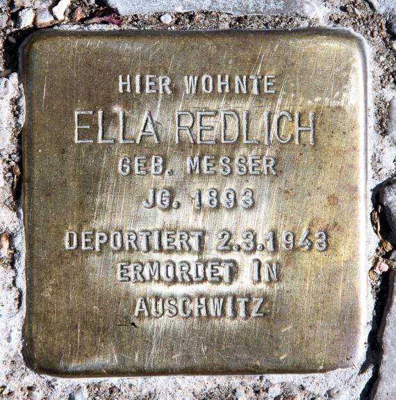 Stumbling Stone Starnberger Str 3 (Beautiful) Ella Redlich