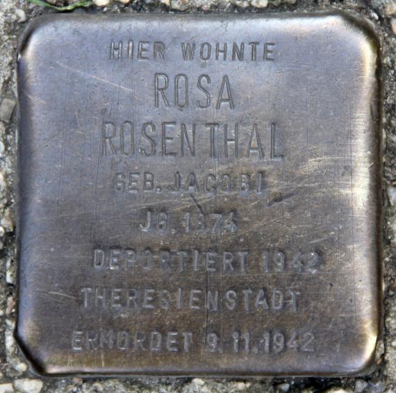 Stolperstein Strausberger Str 39 (Frhai) Rosa Rosenthal