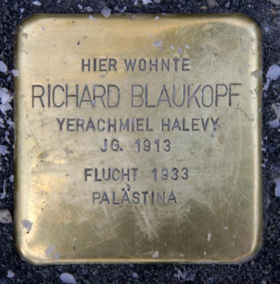 Stolperstein Swinemünder Str 125 (Mitte) Richard Blaukopf
