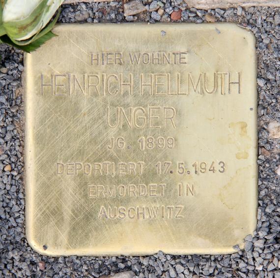 Stolperstein Tegeler Weg 95 (CharN) Heinrich Hellmuth Unger