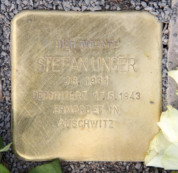 Stolperstein Tegeler Weg 95 (CharN) Stefan Unger