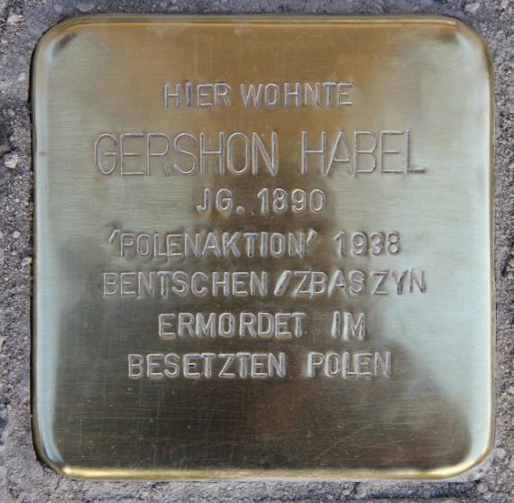 Stolperstein Torstr 150 (Mitte) Gershon Habel