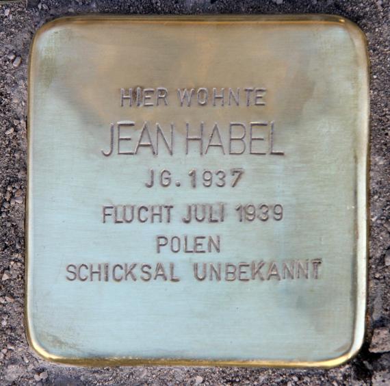 Stolperstein Torstr 150 (Mitte) Jean Habel