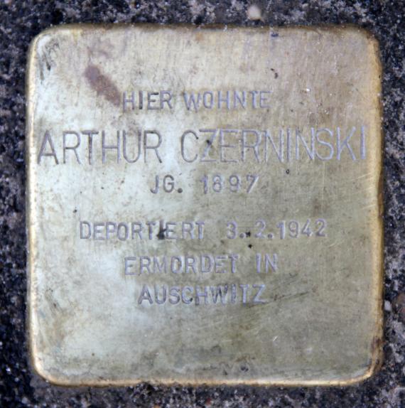 Stolperstein Torstr 210 (Mitte) Arthur Czerninski