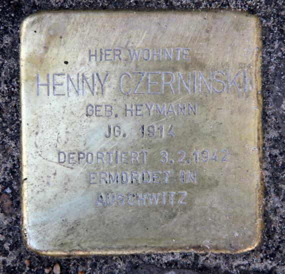 Stolperstein Torstr 210 (Mitte) Henny Czerninski