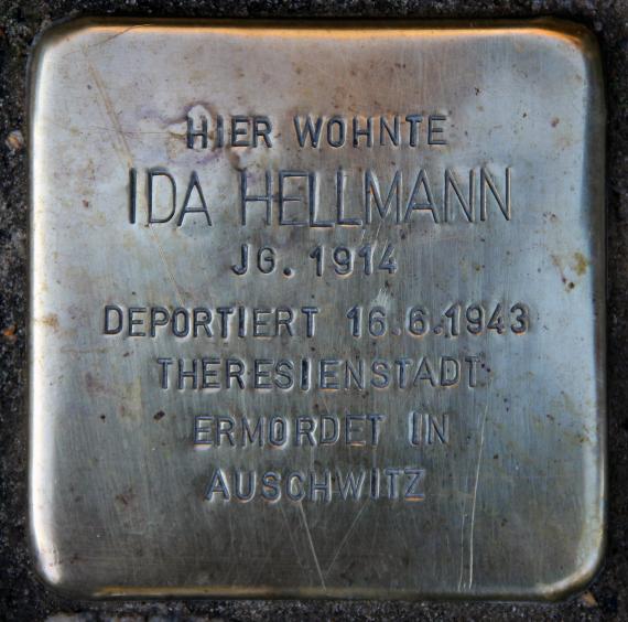 Stolperstein Treuchtlinger Str 8 (Schön) Ida Hellmann