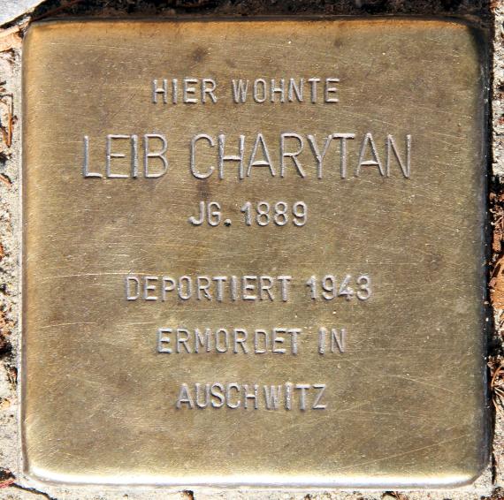 Stolperstein Wandlitzstr 13 (Karlh) Leib Charytan