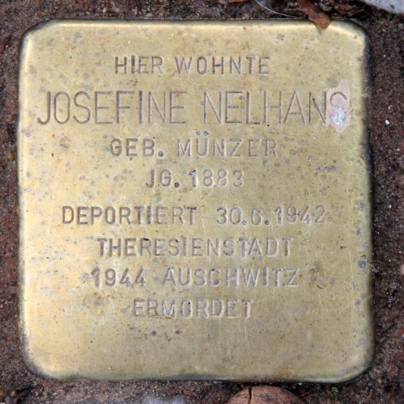 Stolperstein Wandlitzstr 49 (Karlh) Josefine Nelhans