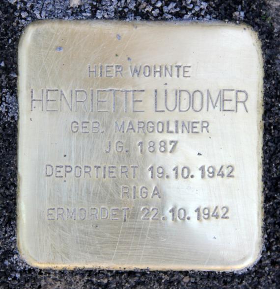 Stumbling Stone Willmanndamm 5 (Beautiful) Henriette Ludomer