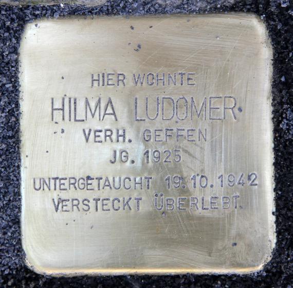 Stumbling Stone Willmanndamm 5 (Beautiful) Hilma Ludomer