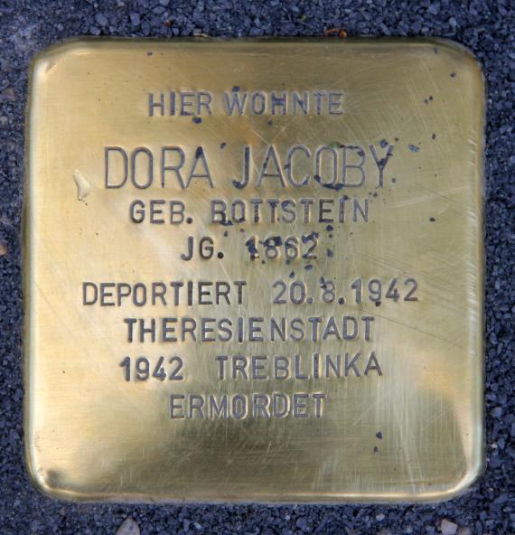Stolperstein Zellestr 10 (Frhai) Dora Jacoby