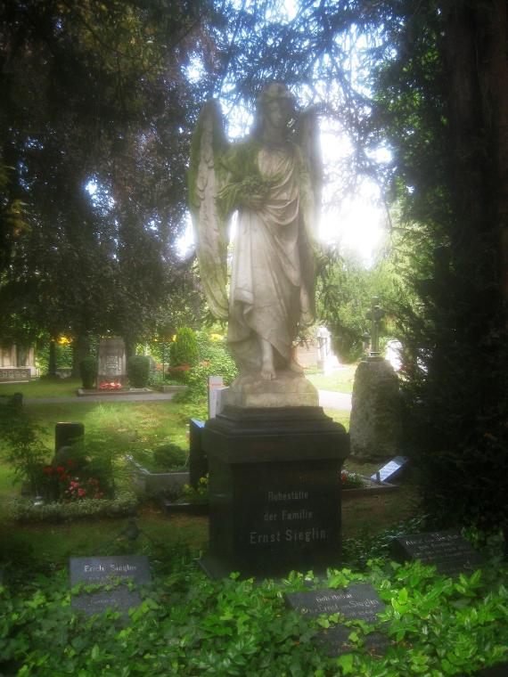 Stuttgart, Pragfriedhof, Grab von Ernst von Sieglin