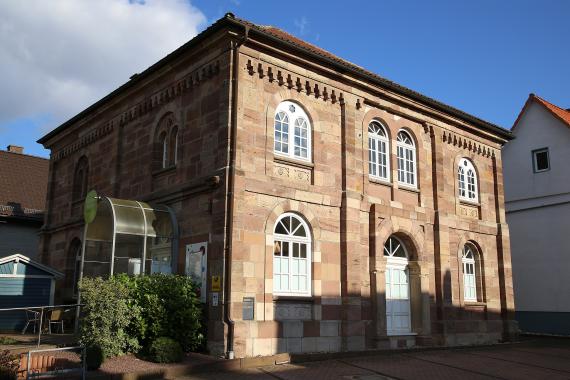 Das Gebäude der Synagoge im Jahr 2016