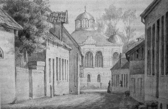 1880 erbaute und in der Novemberpogromnacht 1938 zerstörte Synagoge