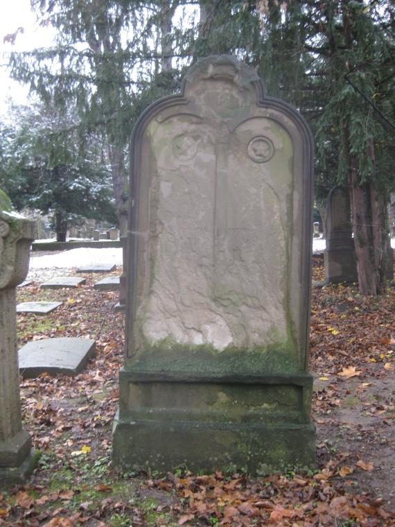 Zanth, Karl Ludwig von, Grabstein