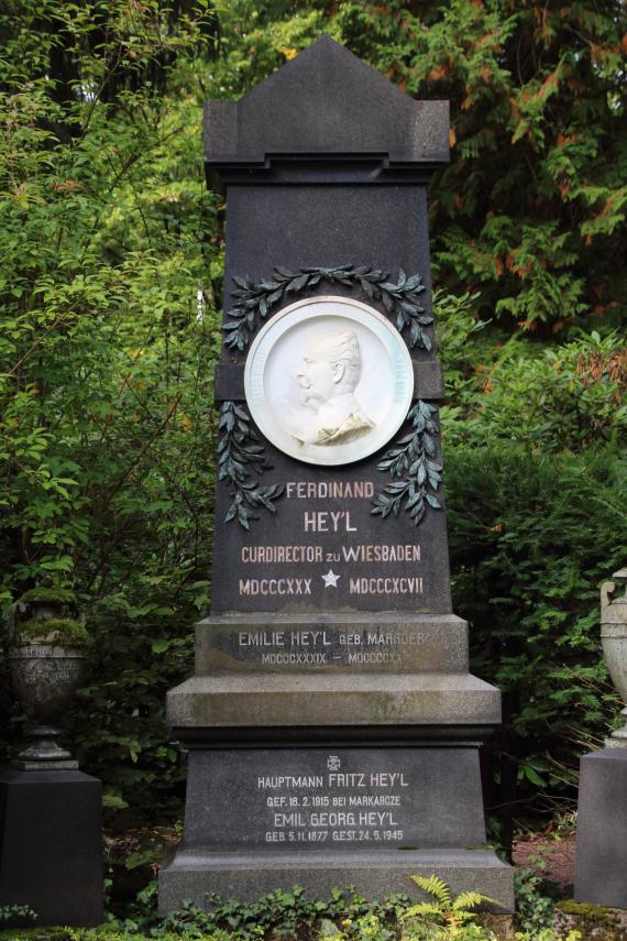 Ferdinand Hey'l North Cemetery Wiesbaden