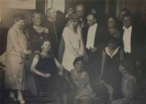 Wedding of Walter Cahn and Gertrud, née Bamberger, 1929 in Aschersleben