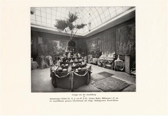 Oberlichtsaal im Erweiterungsbau Wagmüllerstraße 15, 100. Jubiläumsauktion am 28. April 1902