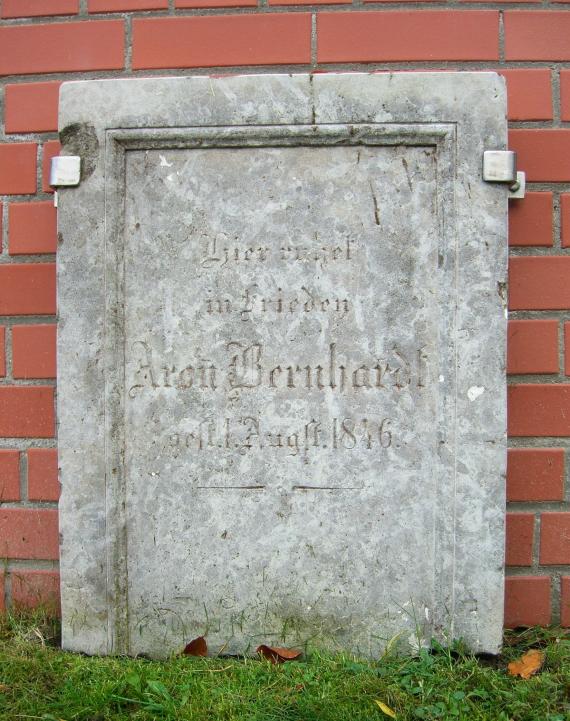 Plau am See Jewish cemetery (2008) Aron Bernhardt