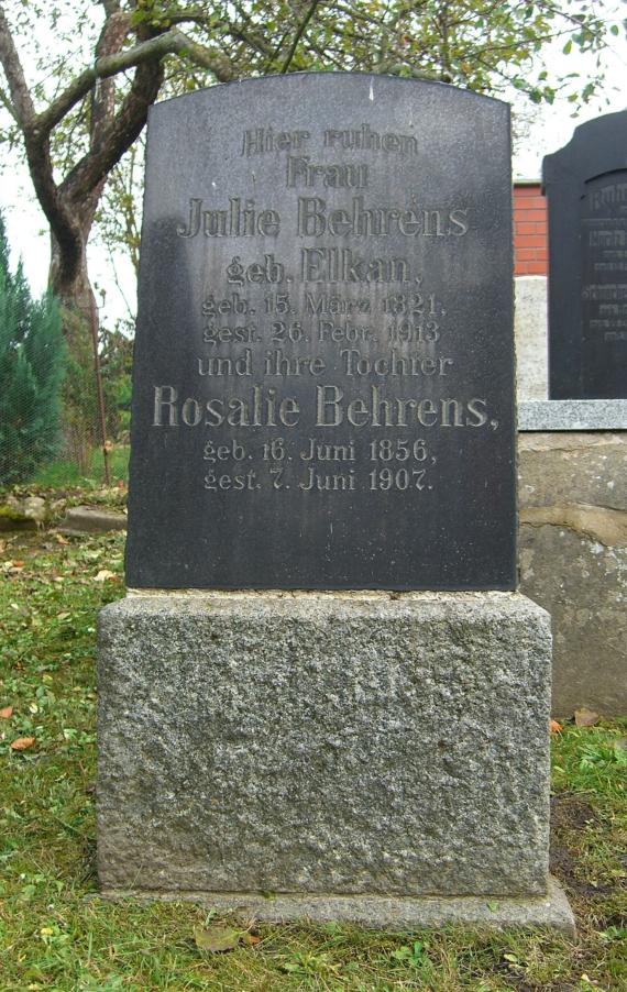 Plau am See Jewish cemetery (2008) Behrens