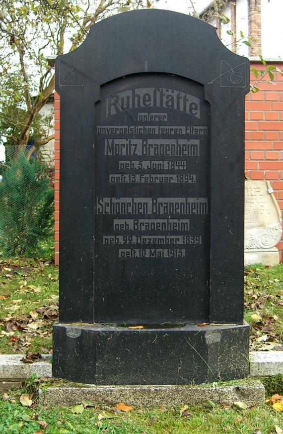 Plau am See Jewish cemetery (2008) Bragenheim