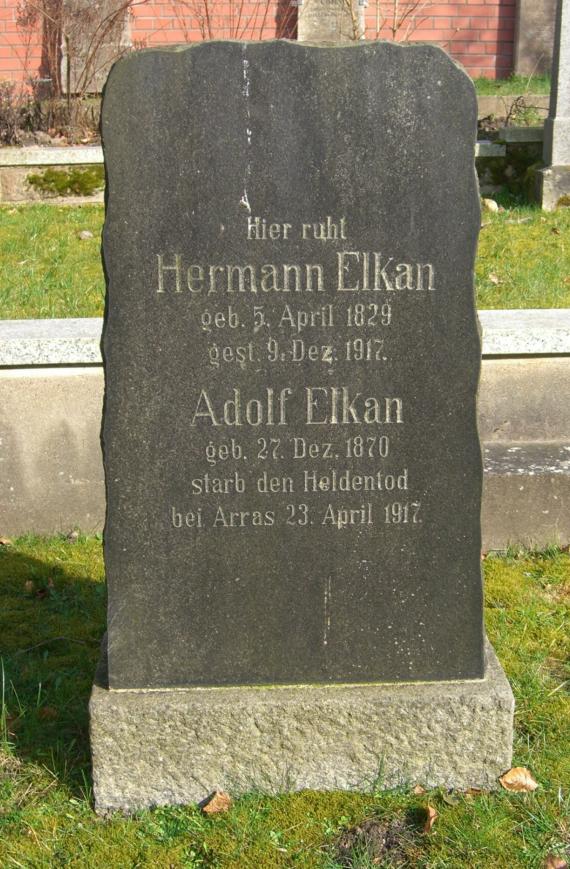 Plau am See Jewish cemetery (2008) Hermann Elkan