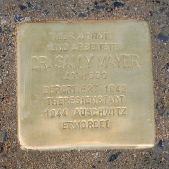 Sally Mayer, Stolperstein, Bad Kissingen