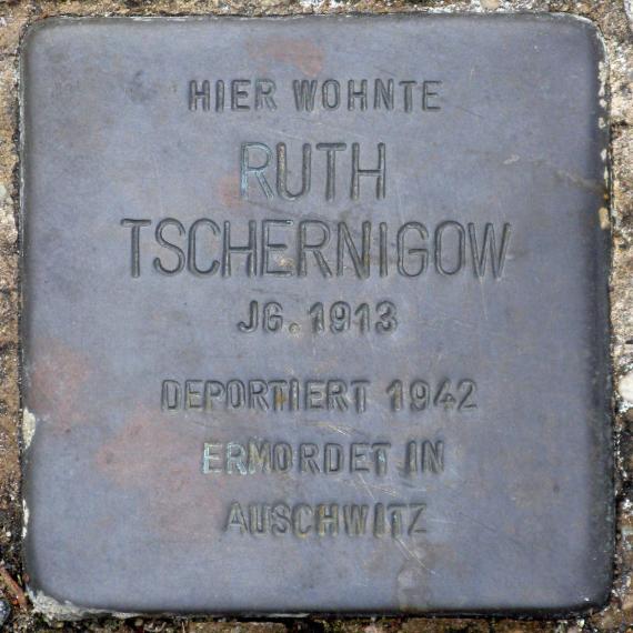 Stolperstein.Friedrichshain.Strausberger Platz.Ruth.Tschernigow.6374