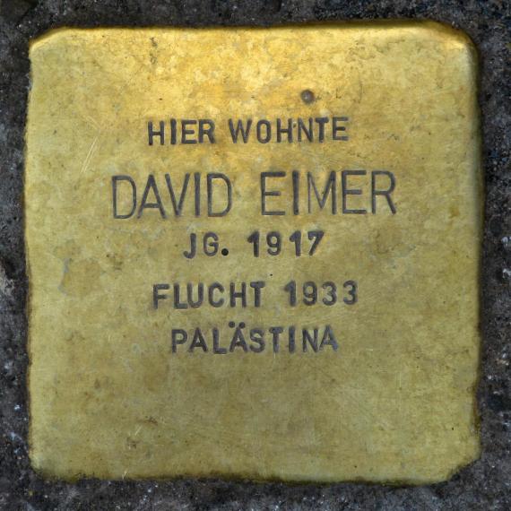 Stolperstein.Mitte.Alte Schönhauser Straße 4.David Eimer.5034