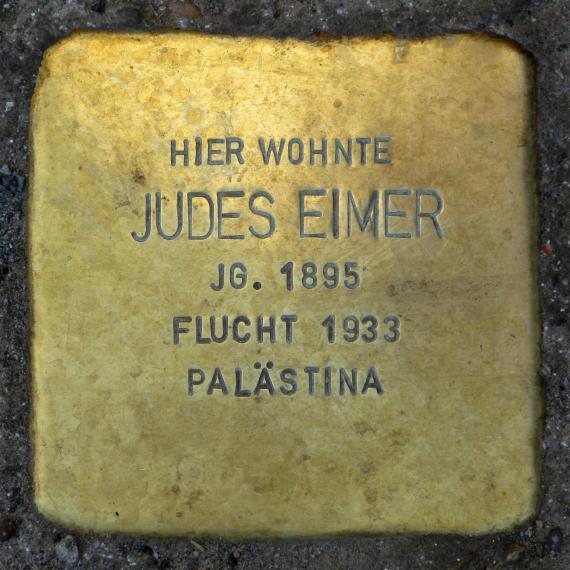 Stolperstein.Mitte.Alte Schönhauser Straße 4.Judes Eimer.5032