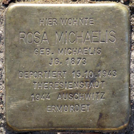 Stolperstein.Mitte.Alte Schönhauser Straße 59.Rosa Michaelis.5362