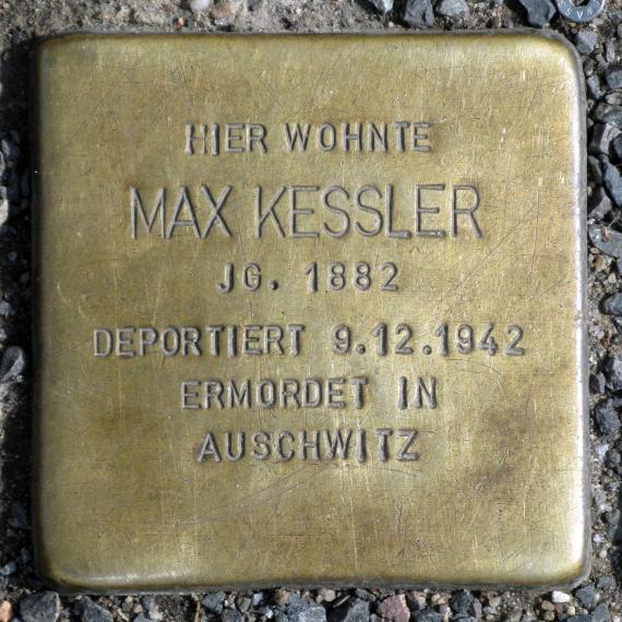 Stolperstein.Mitte.Friedrichstraße 105.Max.Kessler.2543
