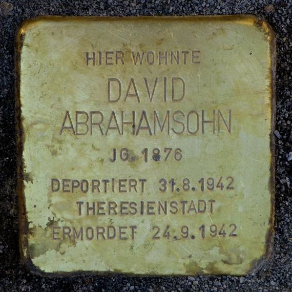 Stolperstein.Mitte.Inselstraße.12a.David.Abrahamsohn.3831