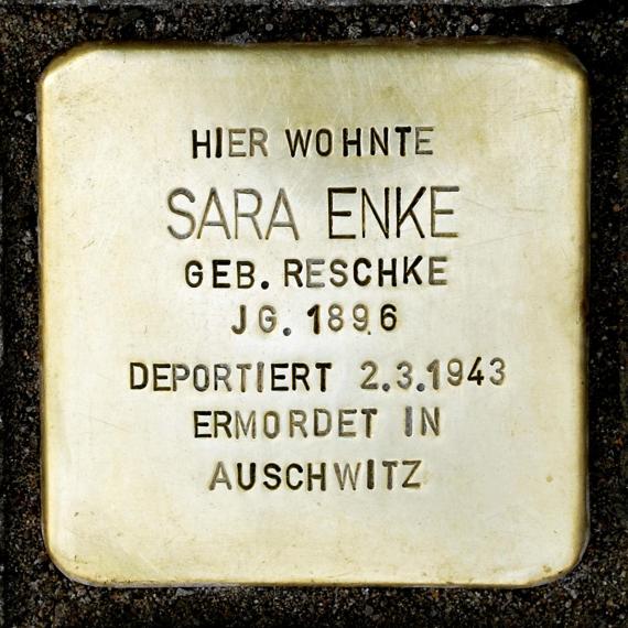 Stolperstein.Mitte.Karl-Marx-Allee 36.Sara Enke.0010