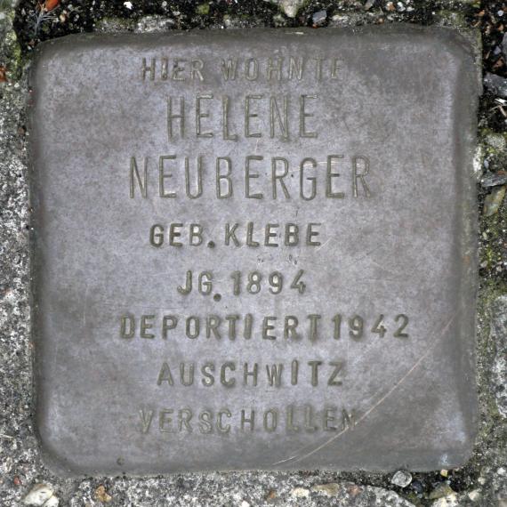 Stolperstein.Mitte.Karl-Marx-Allee 38 40.Helene Neuberger.2480