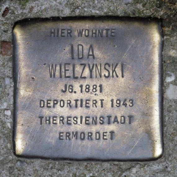 Stolperstein.Mitte.Krausnickstraße 8.Ida Wielzynski.0140