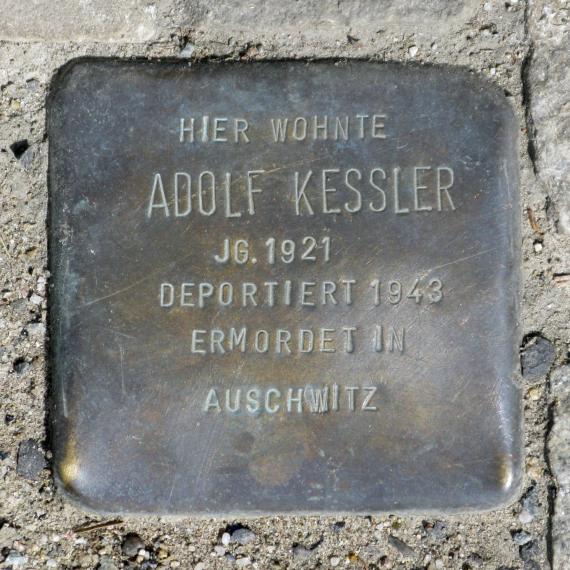 Stolperstein.Mitte.Linienstraße.45.Adolf.Kessler.3140