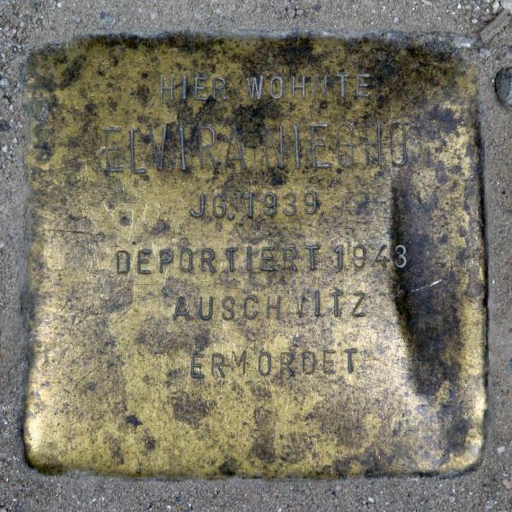 Stolperstein.Mitte.Neue Schönhauser Straße 15.Elvira Niegho.0656