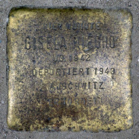 Stolperstein.Mitte.Neue Schönhauser Straße 15.Gisela Niegho.0661