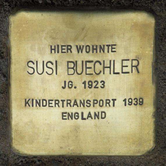 Stolperstein.Mitte.Rungestraße 17.Susi Buechler.4643