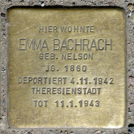 Stolperstein.Mitte.Torstraße 223.Emma Bachrach.3063