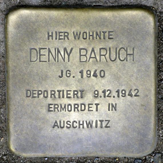 Stolperstein.Pankow.Schulzestraße.14.Denny.Baruch.0378