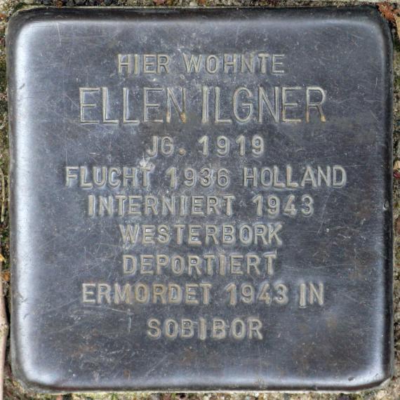 Stolperstein.Weißensee.Woelckpromenade 7.Ellen Ilgner.6075