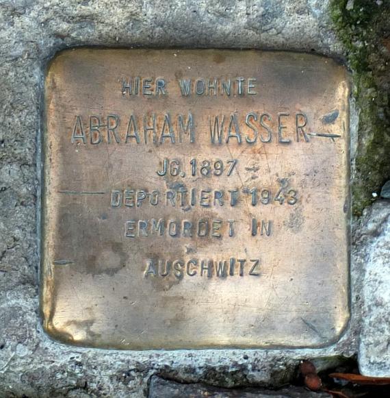 Stolperstein Abraham Wasser