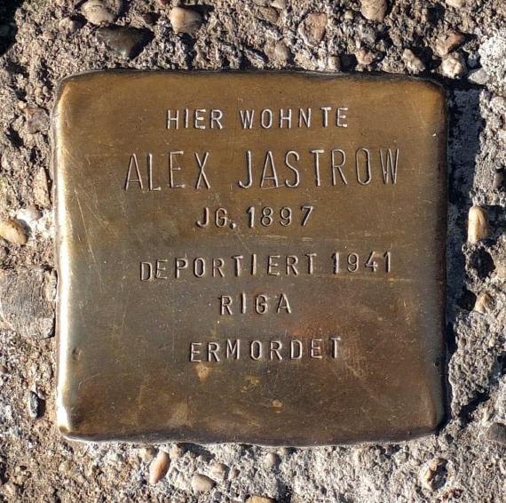 Alex Jastrow stumbling block