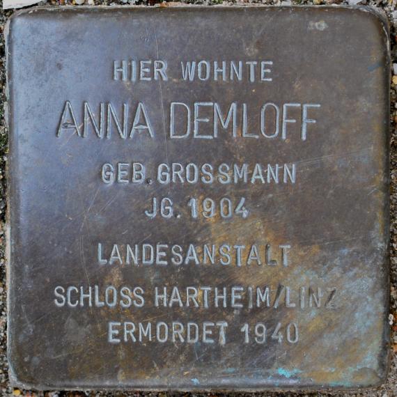 Stolperstein Anna Demloff Sprengelstraße 14 0079